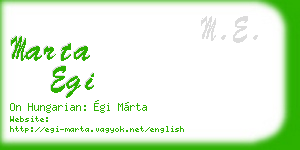 marta egi business card